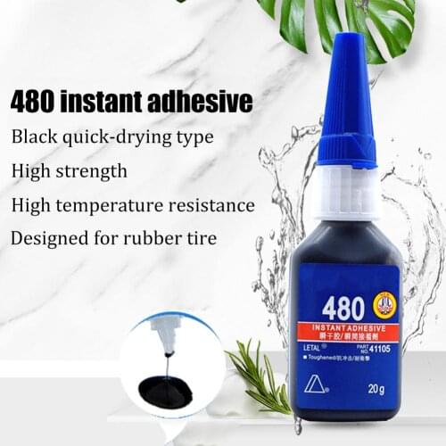 20g Mighty Tire Repair Glue Welding Agent Tire Repair Black Soft Glue Window Speaker Seal Tire Repair Glue Car Tire Patch