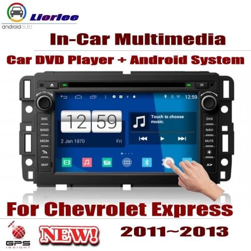 For Chevrolet Express 2011-2013 Car Android DVD GPS Player Navigation System HD Screen Radio Stereo Integrated Multimedia