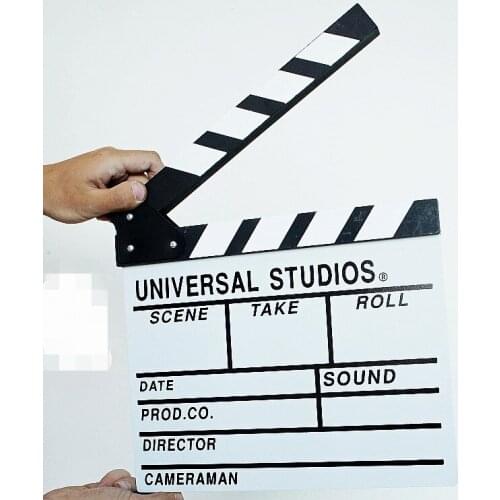 Video Studio Wooden Director Board Stage Photographic Projects and Ornaments desk decoration