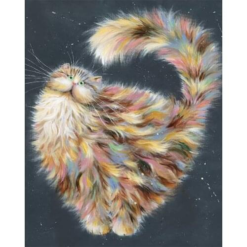 DIY Oil Painting Painting By Numbers For Adult Kids Art Picture Kit on Canvas Draw Color Acrylic Hand Paint Home Wall Decor Gift