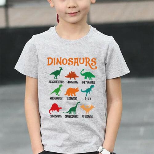 100% Cotton Brachiosaurus Jurassic Animal T Shirt Men Women Family Clothes T-Rex Dinosaurs Shirt Kids Kawaii Girls Boys Tee Tops
