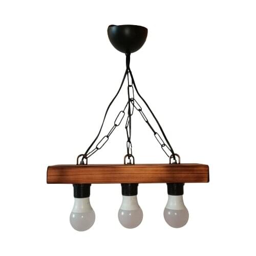 Whole House Wooden Rope 3 Pieces Retro Rustic Chandelier Lighting Stylish Living Room Bathroom Kitchen Office 2021