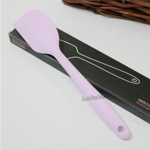 Small size 21.4*4*1.2cm spatula espatula de silicone Scraper bakery egg butter mixing beating tools for kitchen cocina cooking