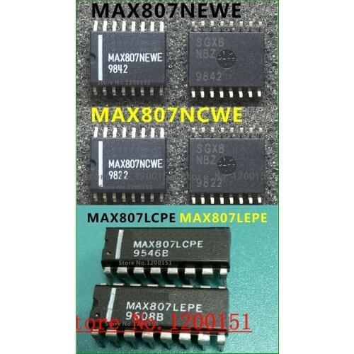 MAX807 MAX807NCWE MAX807NEWE SOP16 MAX807LCPE MAX807LEPE DIP16