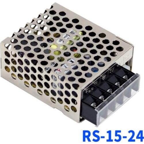 MEAN WELL RS-15 3.3V 5V 12V 15V 24V 48V 15W Original High Power High Effection Single Output LED Lighting Switching Power Supply
