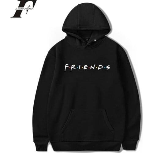 LUCKYFRIDAYF Friends Fashion hip hop style Hoodies Sweatshirts Men women hooded pullover casual long sleeve harajuku hoodie tops