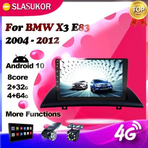 Android Multimedia Video Player For BMW X3 E83 2004 - 2012 Car Radio Navigation GPS 2G+32G dvd No 2 din DVD