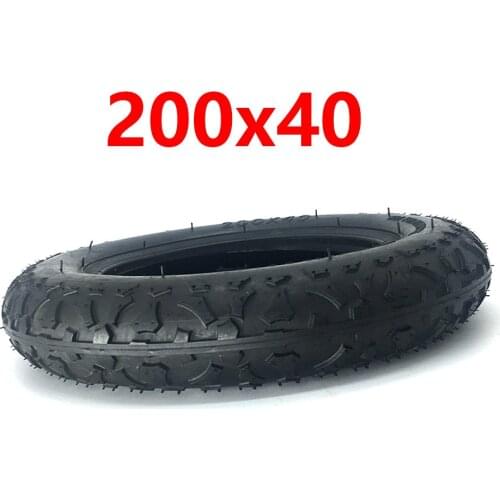 Lightning Shipment 200x40 Folding Bicycle Tire Scooter Car Motorcycle Accessories Babys Car 8 Inch Wheel Tire 200*40 Tyre