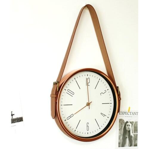 Modern Design Wall Clock Creative Watch Metal Art European Style Living Room Large Wall Clock Minimalist Silent Household Decors