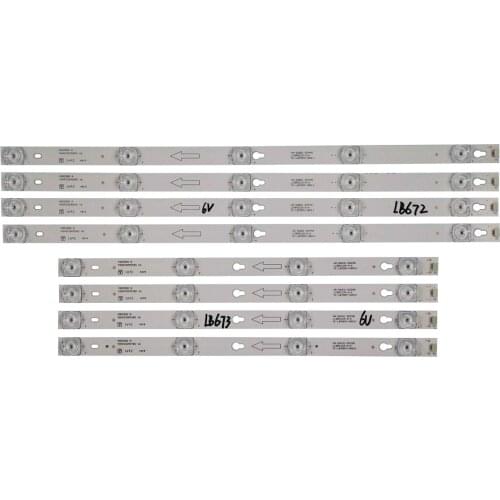 LED Backlight strip for TCL 49"TV L49P1A-F ShineOn 2D02900 2D02899 LVF490CSOT D49A620U LB4905-YH06 TOT_49_D2900 49uv6416w