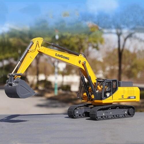 1/35 alloy die-casting Liugong LIUGONG 950E 922E crawler excavator simulation car model adult collection childrens toy gift