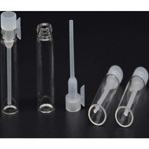 1ML 2ML 3ml Small Glass Sample Vials Perfume Bottle Mini Empty Laboratory Liquid Fragrance Test Tube Trial Bottle