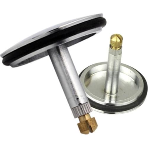 Bathtub Plug Replacement Bath Pop Up Waste Plug Only Flat Seal Brass Bathroom Tub Drain Drainer Strainer Bathroom Accessories
