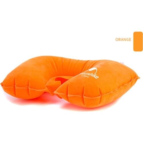 2pcs/lot Naturehike Portable Outdoor Travel Inflatable Air Cushion Pillow New Popular Plane Train trip U-shaped neck pillows