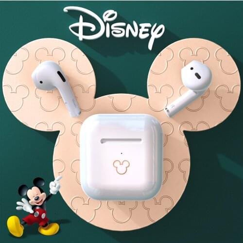 2021 Disney Mickey Original True Wireless Bluetooth Headset TWS Earphone Bluetooth 5.0 In-ear Headphone No Delay Noise Reduction