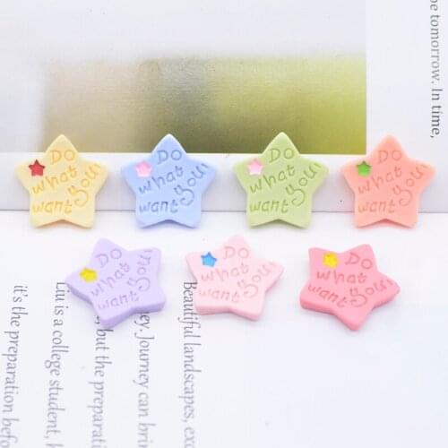 28Pcs/set NEW Candy Star Flat Back Hairband Clip Ornament Crafts Phone Case Home Decorations Supplies