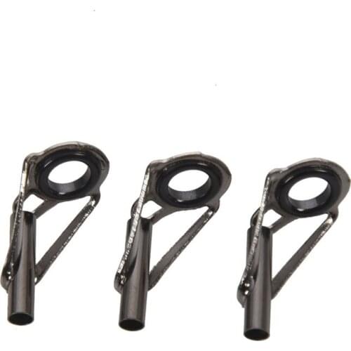 3 Pcs 5mm Eye Inner Dia Fishing Rod Guide Tip Fish Pole Ring Eye