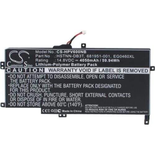 Cameron Sino 4050mAh battery for HP Envy Sleekbook 6 6-1000 6z-1000 681951-001 EG0460XL EG04XL HSTNN-DB3T