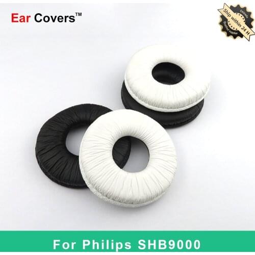 Earpads For Philips SHB9000 Headphone Earpad Replacement Headset Ear Pads PU Leather Sponge Foam