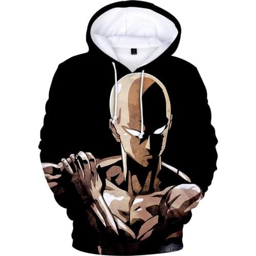 Anime One Punch Man Hero Saitama Oppai 3D Hoodies Men Fashion Hoodie Sweatshirt Men Pullover Tracksuit Tops Moleton Masculino