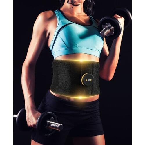 Electric Abdominal Abs Toning Waist Belt Fitness Equipment Slimming Body Muscle Trainer Stimulator Trainer Gym Home Exercise