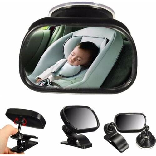 Baby Car Mirror Car Back Seat Safety View Rear Baby Sucker Safety and Clip Child mirror Mount Mirror rearview I3I6