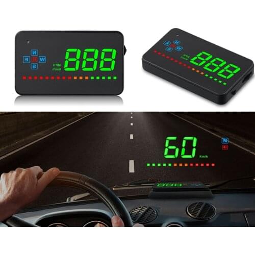 Auto HUD A2 Electronics Head Up Display Compatible with All Car Speed Projector GPS Digital Car Speedometer For Car Motorcycle