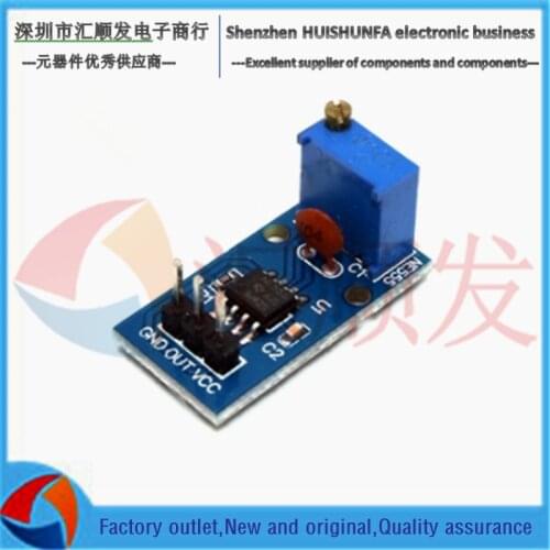 NE555 pulse generator Square wave rectangular wave small signal generator module frequency adjustable