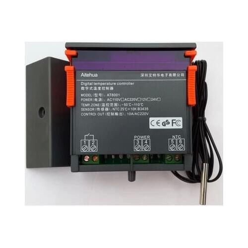 220V Incubator Farming 0.1 deg C Accuracy Thermostat Regulator Egg Incubator Temperature Controller -50 Geg C to 110 Deg C