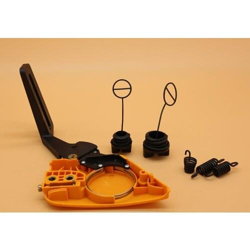 Chain Clutch Cover Brake Handle Cap Buffer Spring Kit Fit Partner 350 351 370 371 390 420 Garden Chainsaw Replacement Parts