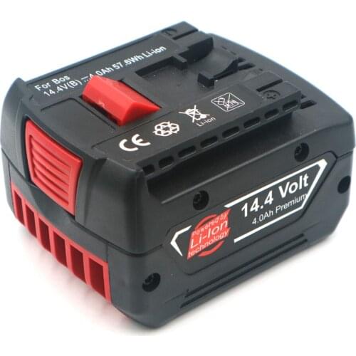 C&P BOS 14.4VB 6000mAh BAT607 BAT607G BAT614 BAT614G 2607336078 2607336150 2607336224 2 607336234 Power Tool Battery Li-Ion 6Ah