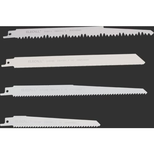 ELECALL 4pcs 150-240mm Steel Saw Blade Set Cutting Tool for Wood Sheet Panels