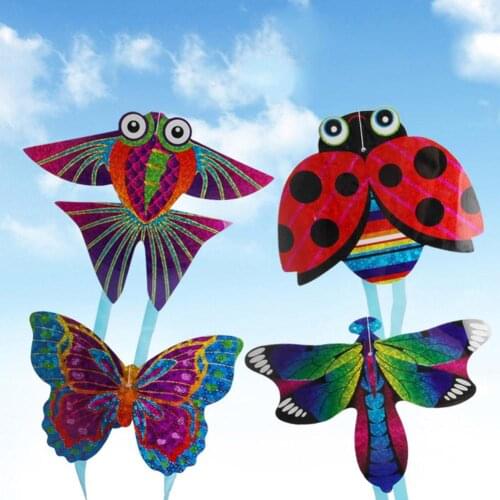 Insect Butterfly Plane Outdoor Sports Mini Kite Children Interactive Flying Toy