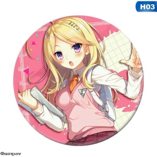 2021 New Anime Danganronpa Monokuma Naegi Makoto Kirigiri Kyouko Maizono Sayaka Badges Brooch Icons Drpshipping