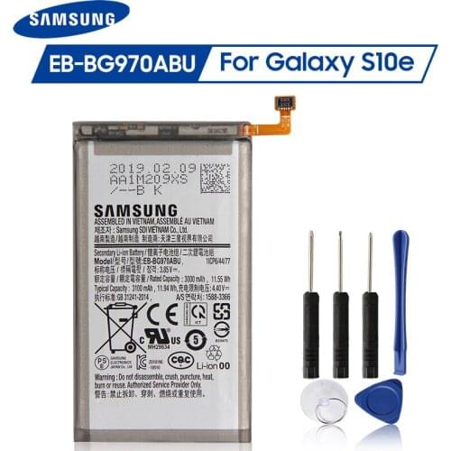Original Samsung Battery EB-BG970ABU For Samsung Galaxy S10e Galaxy S10E S10 E SM-G9700 Genuine Battery 3100mAh