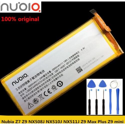 Original Li3829T44P6HA74140 3000mAh Battery For ZTE Nubia Z9 Z9 Max NX508 NX508J NX510J NX511J NX512J NX518J Batterie
