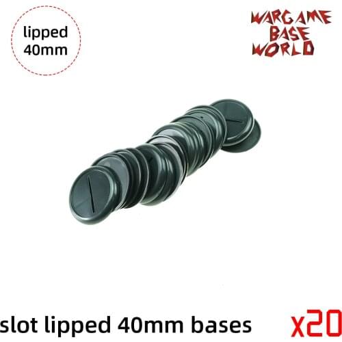 40mm slot lipped bases table games for war machine