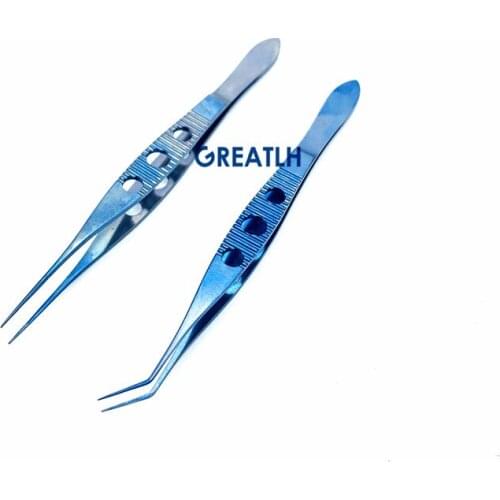 Hair Transplant Forceps Fue Hair implant Tweezer titanium Hair beard eyelash Transplant clip