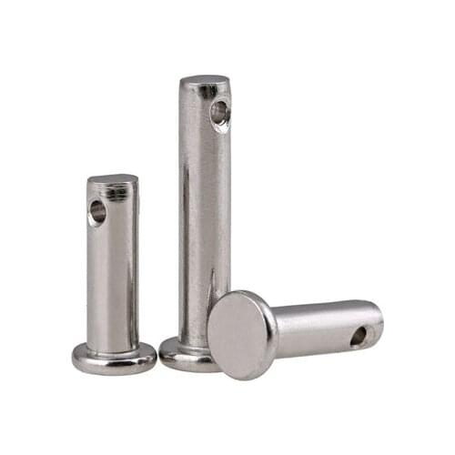 GB882 304 stainless steel Dowel pin flat headed cylindrical pin M6 M8 M10 Pin dowel with hole
