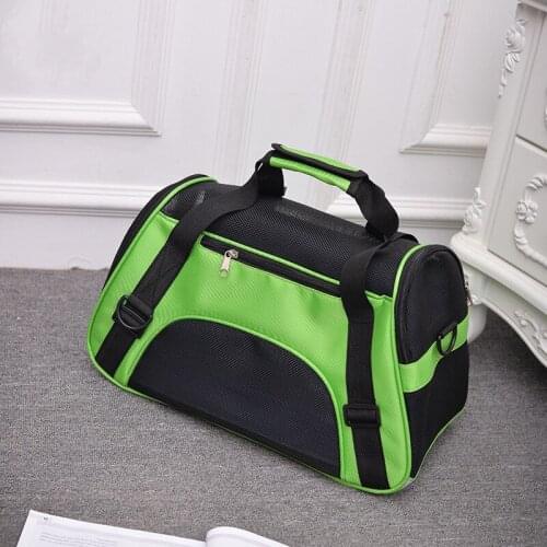 Portable Dog Carrier Bag Mesh Breathable Carrier Bags for Small Dogs Foldable Cats Handbag Travel Pet Bag Transport Bag