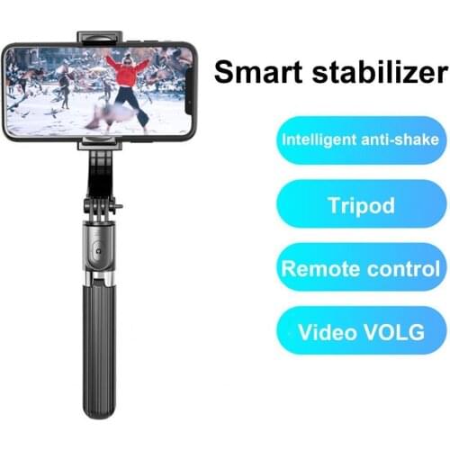 Phone Gimbal Tripod Retractable Multifunction 360 Degree Rotation Foldable Remote Selfie Stick Tripod Stand