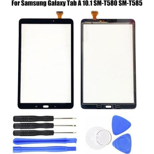 Replacement Touch Screen Glass Digitizer Tablet Accessories With Home Button for Samsung Galaxy Tab A 10.1 SM-T580/SM-T585