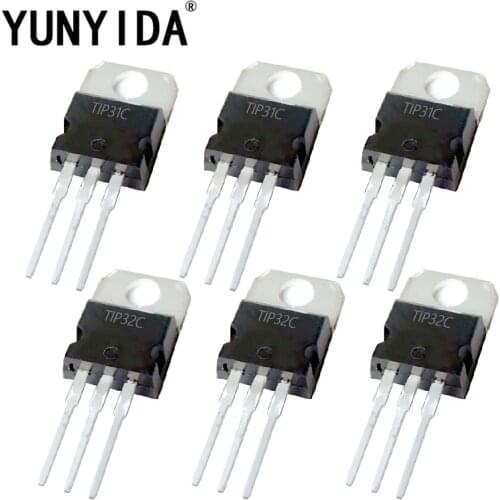 TIP31C TIP32C TO-220 double 10pcs = TIP31C x 5PCS+ TIP32C x 5PCS