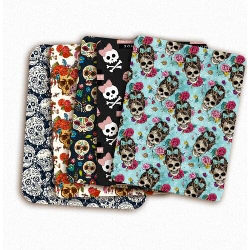 Halloween Polyester Cotton Fabric By The Yard Patchwork For Tissue Sewing Doll Quilting Fabrics Needlework Material Home Textile