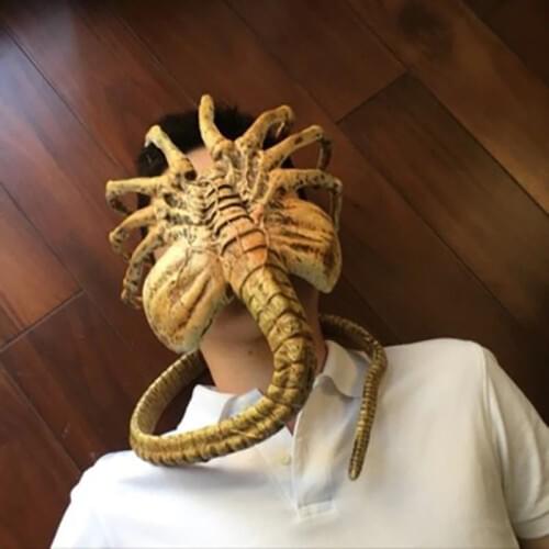 Lifesize 1:1 Scale Sci-fi Movies Aliens Covenanting Facehugger Official Covenant Poseable Prop Figure Toy Personal Collection