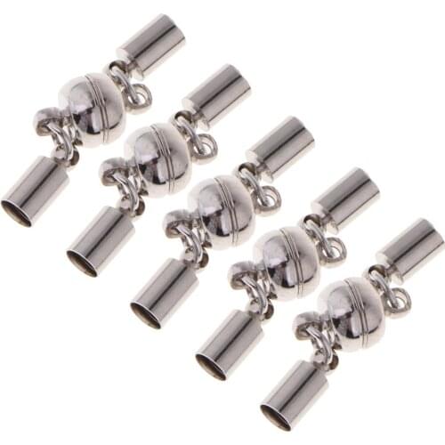 5x Magnetic Lobster Clasp Necklace Extenders Chain Bracelet Jewelry Making