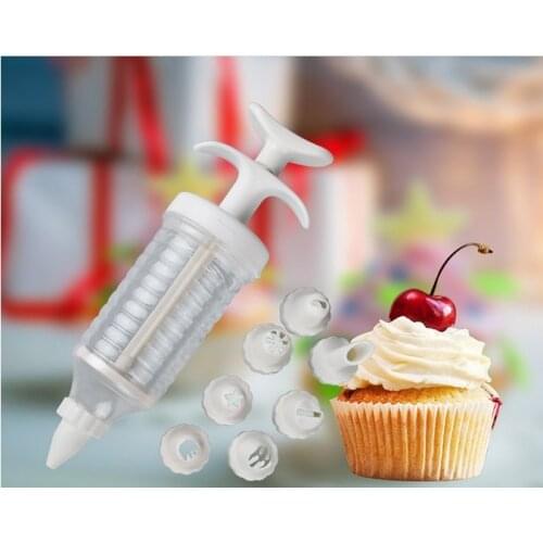 8pcs/lot Cake Decoration Pot Plastic Baking Dessert Decorators Pastry Icing Piping Nozzle Tip Chocolate Cake SugarCraft LB 141