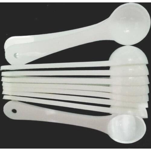 8000pcs 1g Measuring Spoons Plastic Nutrition Powder Plastic Measuring Scoops Individual Packing Measuring Spoons SN378