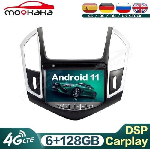 For Chevrolet Cruze 2012 - 2015 Android 11 6G+128GB Car Multimedia DVD Player GPS Navigation Audio Stereo Head Unit Carplay DSP