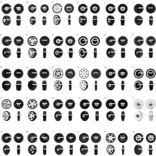 1PC Plastic Swivel Wheels Rotation Suitcase Replacement Casters Luggage Case Parts Accessories